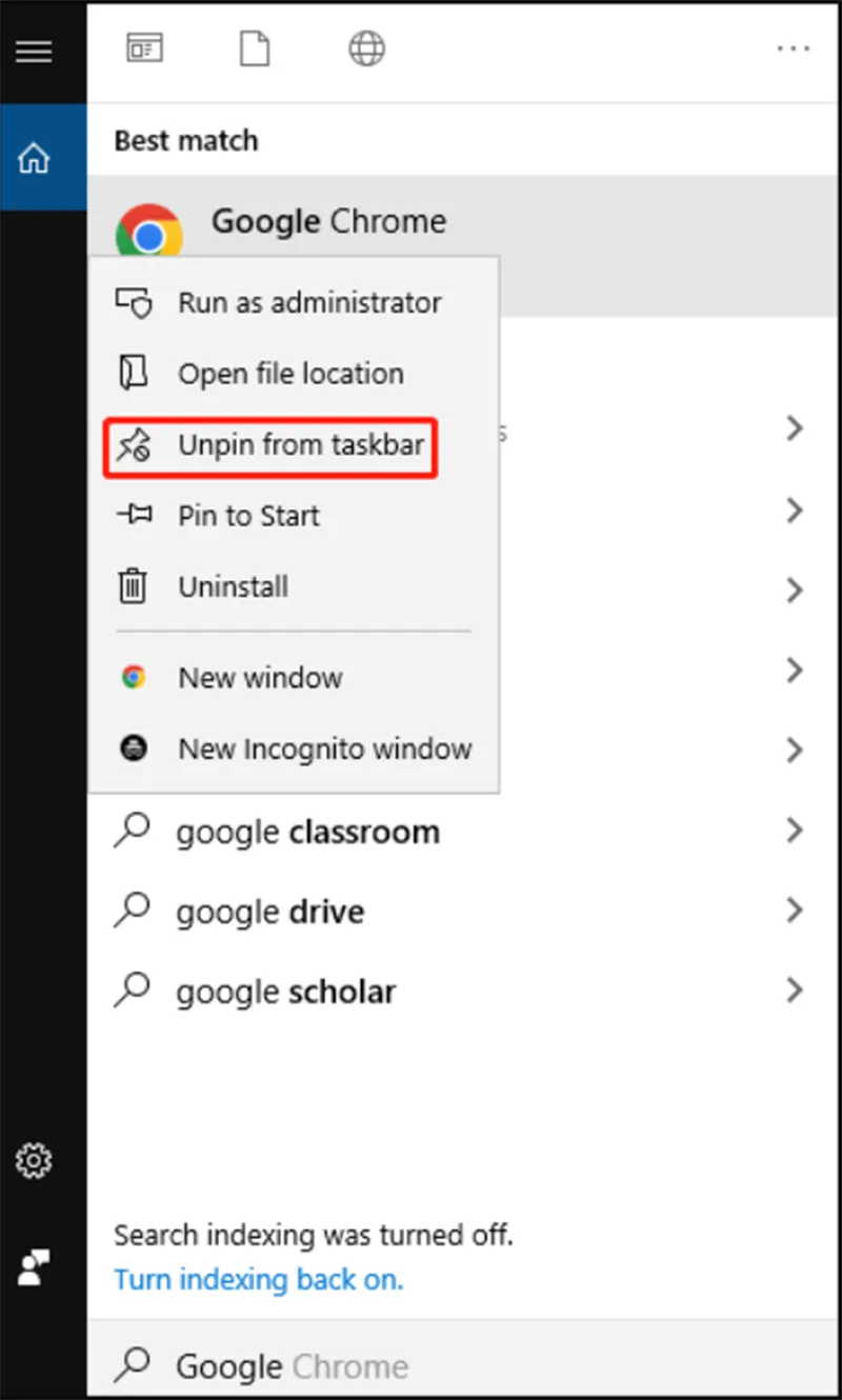 Fix Lỗi Không Bỏ Ghim ứng Dụng Trên Taskbar Trong Windows 1110 (5)