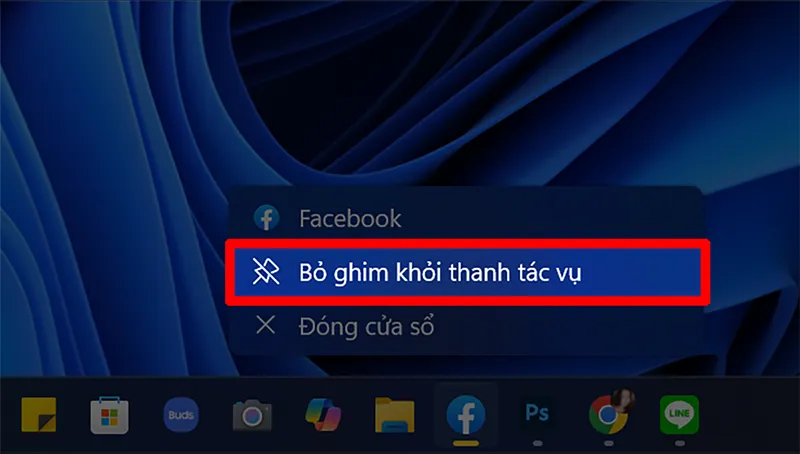 Fix Lỗi Không Bỏ Ghim ứng Dụng Trên Taskbar Trong Windows 1110 (7)