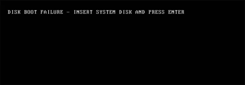 Lỗi Disk Boot Failure (9)