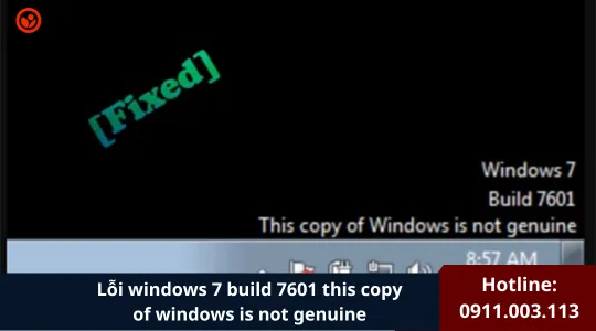 Lỗi Windows 7 Build 7601 This Copy Of Windows Is Not Genuine (5)