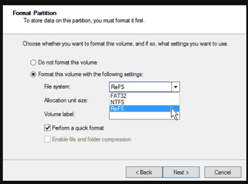 Refs So Với Ntfs Hệ Thống Tệp Tin Nào Tốt Hơn (9)