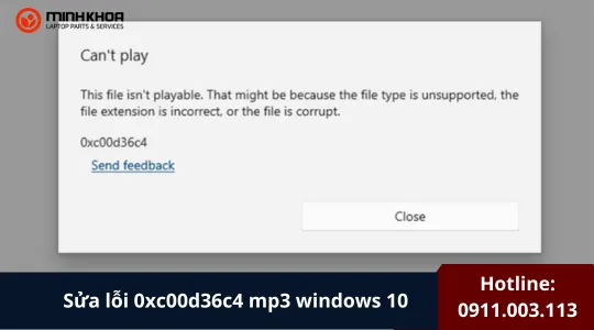 Sửa Lỗi 0xc00d36c4 Mp3 Windows 10 (4)