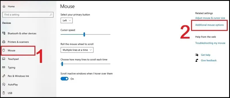 Thay đổi Thiết Lập Con Chuột Trong Windows (24)