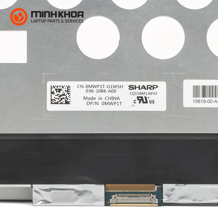 Màn Hình Laptop 15.6 Fhd 30p Chân Nhỏ Lq156m1jw43 Cho Dell Xps 9550 9560 9570 Precision 5530 5540 Screen