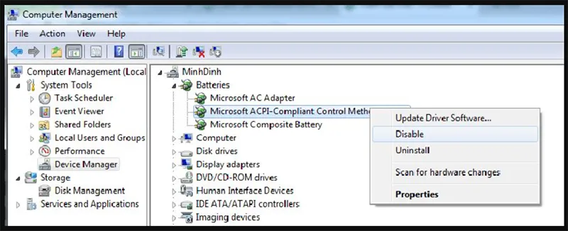 Laptop Báo Lỗi “consider Replacing Your Battery” (8)