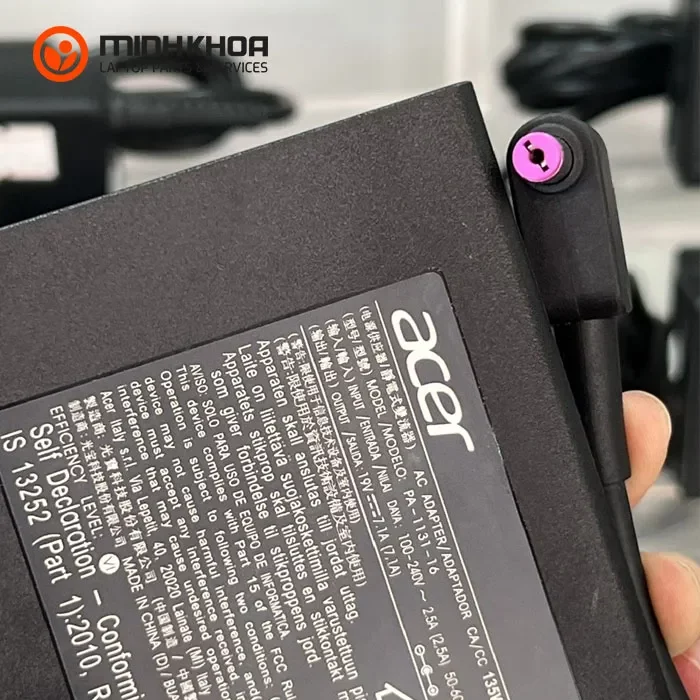 Sạc laptop Acer 19V-7.1A 135W zin (đầu 5.51.7mm) Acer Nitro AN517-53 AN517-54 AN517-55 (1) Sạc Laptop Acer 19v 7.1a 135w Zin (đầu 5.51.7mm) Acer Nitro An517 53 An517 54 An517 55 (1)
