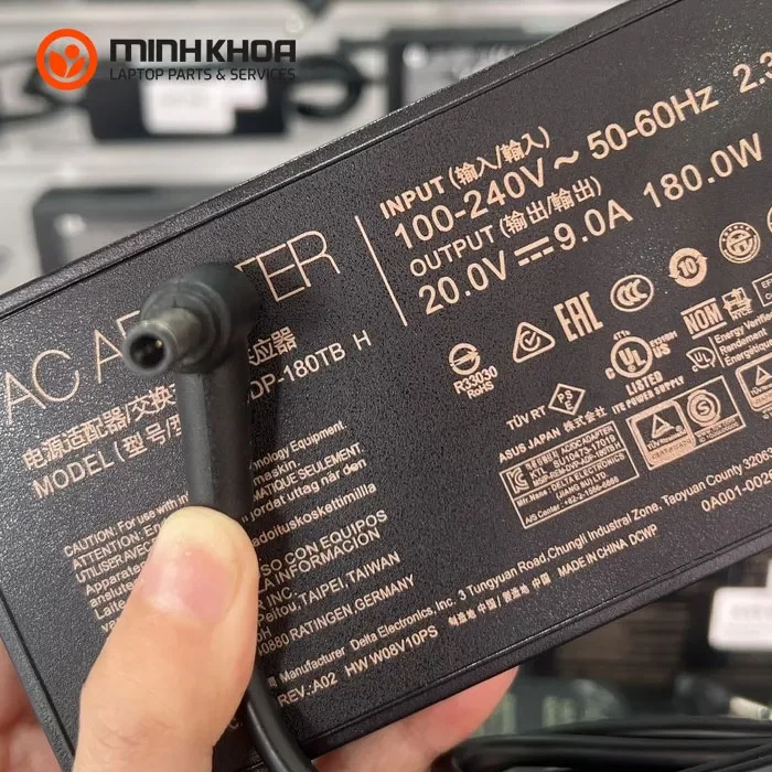 Sạc laptop Asus 20V-9.0A 180W zin (kim lớn 6.0x3.7mm) Asus ROG Zephyrus G14 GA401 GA502 GA502DU GX531GM GU603HE GA401QC GA401QE (4) Sạc Laptop Asus 20v 9.0a 180w Zin (kim Lớn 6.0x3.7mm) asus Rog Zephyrus G14 Ga401 Ga502 Ga502du Gx531gm Gu603he Ga401qc Ga401qe (4)