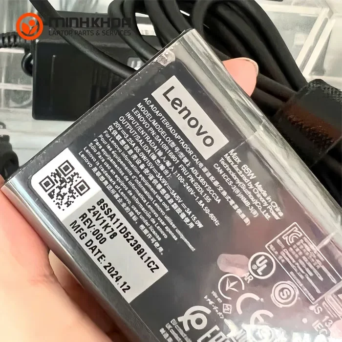 Sạc laptop Lenovo 20V-3.25A 65W USB C Zin Ovan (3) Sạc Laptop Lenovo 20v 3.25a 65w Usb C Zin Ovan (3)