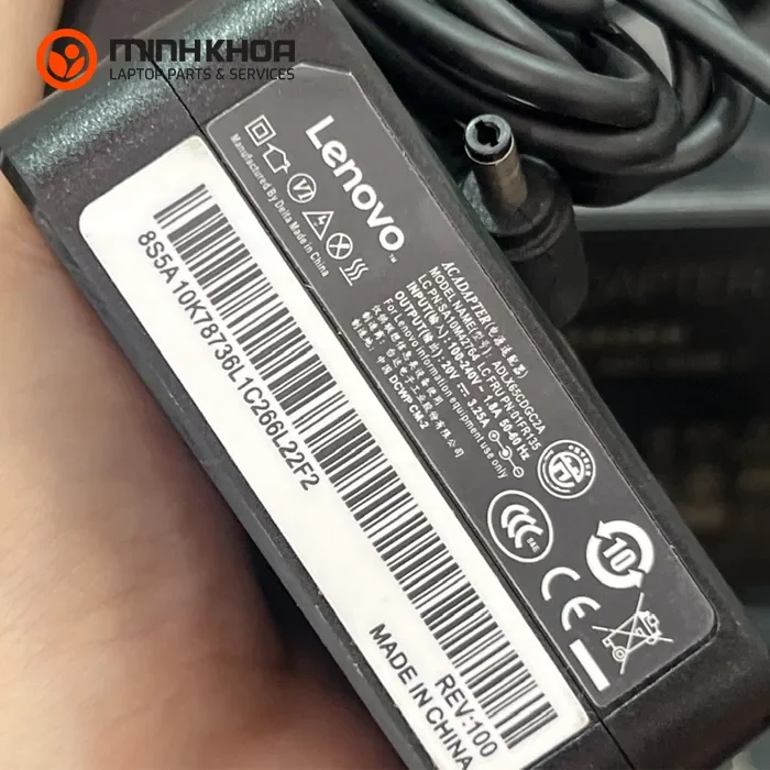 Sạc laptop Lenovo 65W 20V- 3.25A đầu nhỏ vuông zin (4) Sạc Laptop Lenovo 65w 20v 3.25a đầu Nhỏ Vuông Zin (4)