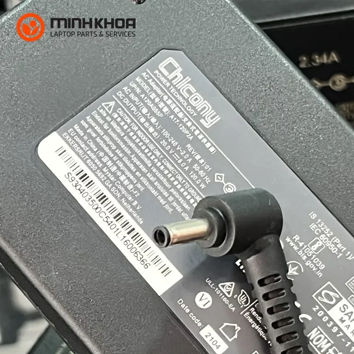 Sạc laptop MSI 120W 20V-6.0A kim nhỏ 4.5x3.0mm MSI GF63 Thin 11SC 11UC 11UD (1) Sạc Laptop Msi 120w 20v 6.0a Kim Nhỏ 4.5x3.0mm msi Gf63 Thin 11sc 11uc 11ud (1)