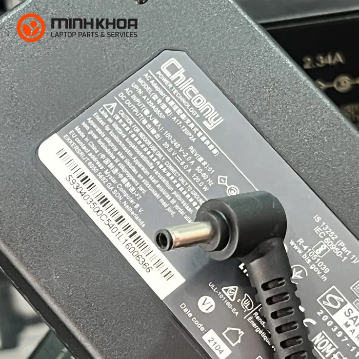 Sạc Laptop Msi 120w 20v 6.0a Kim Nhỏ 4.5x3.0mm msi Gf63 Thin 11sc 11uc 11ud (1)