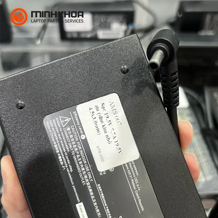 Sạc laptop MSI 150W 19.5V-7.7A kim nhỏ 4.5x3.0mm MSI GE62 GF62 GE72 (1) Sạc Laptop Msi 150w 19.5v 7.7a Kim Nhỏ 4.5x3.0mm Msi Ge62 Gf62 Ge72 (1)