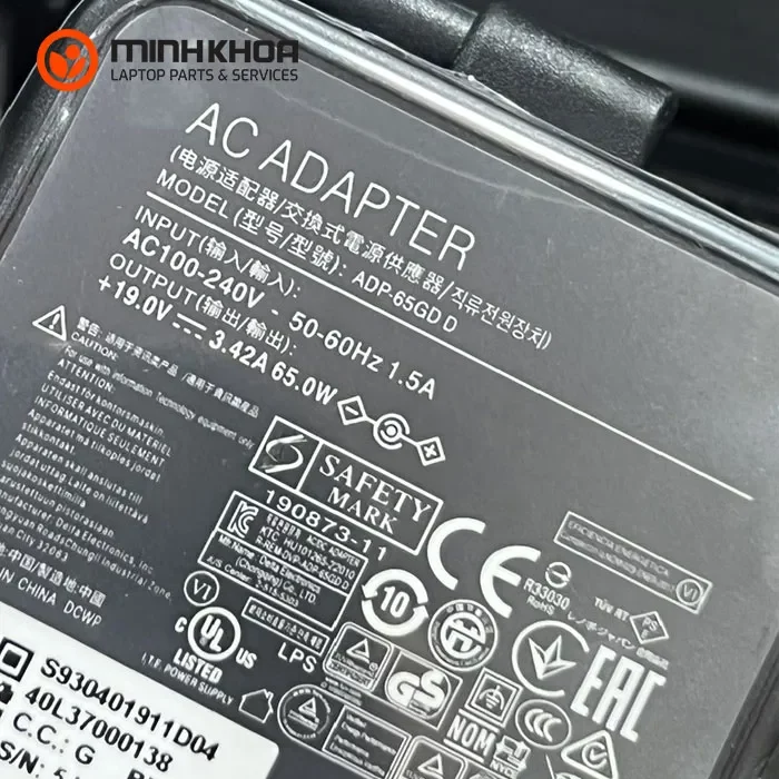 Sạc laptop MSI 19V-3.42A 65W zin ( kim nhỏ 4.5x3.0mm ) MSI Modern 14 B11ML B11MU, Modern 14 B5M B5M-02 , Modern 15 (3) Sạc Laptop Msi 19v 3.42a 65w Zin ( Kim Nhỏ 4.5x3.0mm ) Msi Modern 14 B11ml B11mu, Modern 14 B5m B5m 02 , Modern 15 (3)