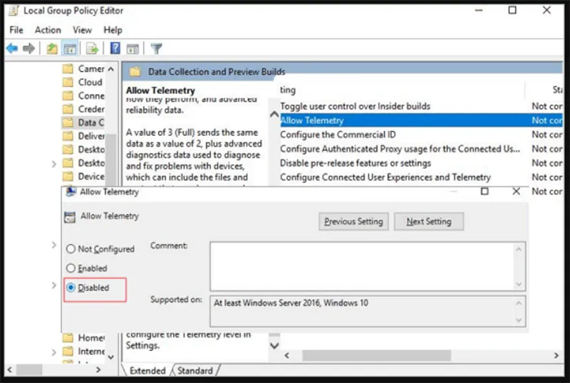 Sửa Lỗi Microsoft Compatibility Telemetry High Disk (12)