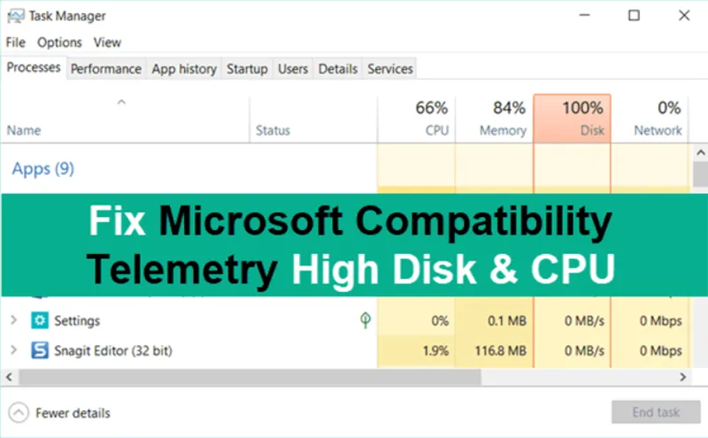 Sửa Lỗi Microsoft Compatibility Telemetry High Disk (2)