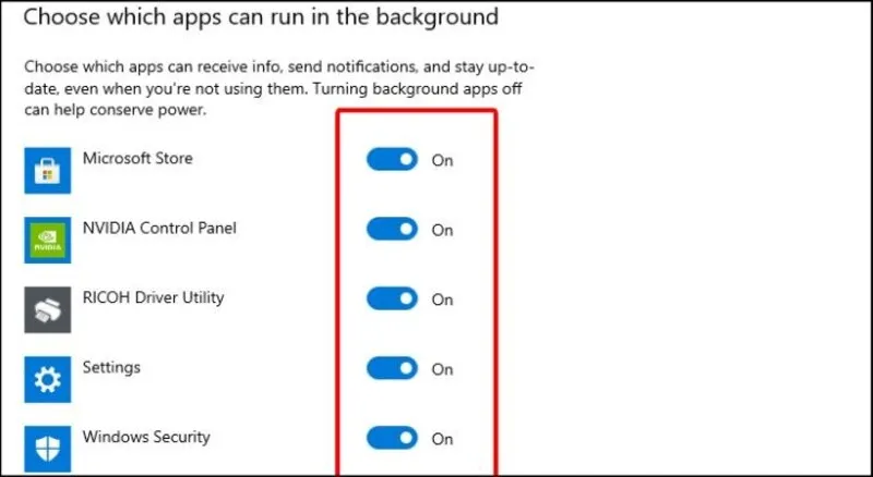 Tắt Ngay ứng Dụng Chạy Ngầm Trên Windows (27)