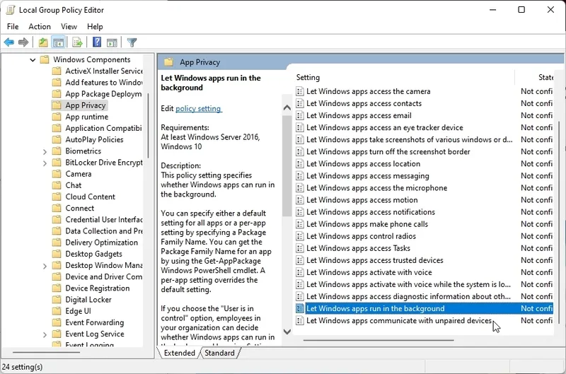 Tắt Ngay ứng Dụng Chạy Ngầm Trên Windows (51)