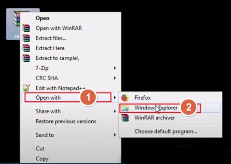 Khắc Phục Winrar Cho Biết No File To Extract (7)
