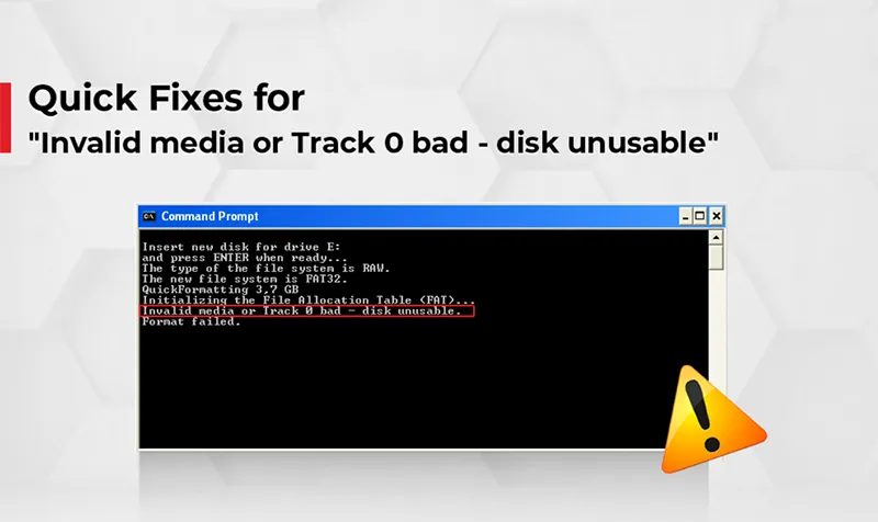 Lỗi Invalid Media Or Track 0 Bad Disk Unusable (10)