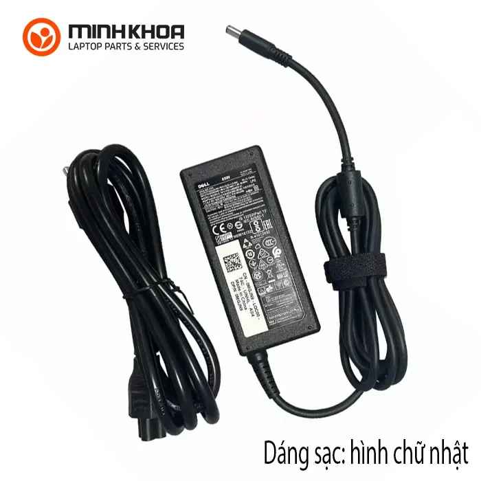 Sạc Laptop Dell 65w 19.5v 3.34a đầu Kim Nhỏ Zin (5)