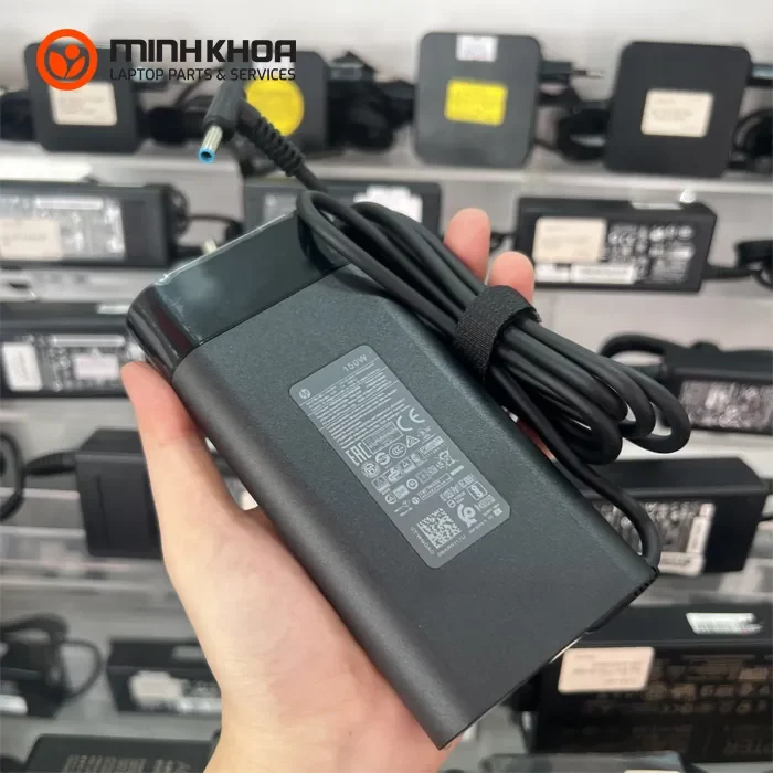 Sạc laptop HP 150W 19.5V-7.7A đầu kim nhỏ OVAN (2) Sạc Laptop Hp 150w 19.5v 7.7a đầu Kim Nhỏ Ovan (2)