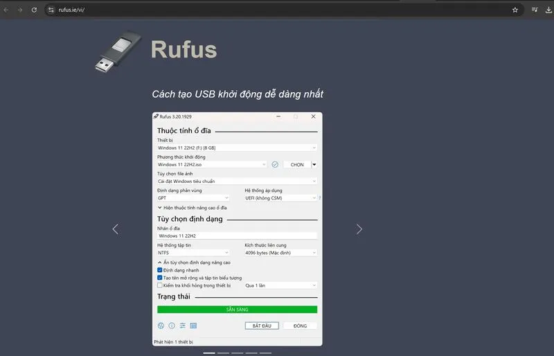 Tạo Usb Boot Win 10 Bằng Phần Mềm Rufus (10)
