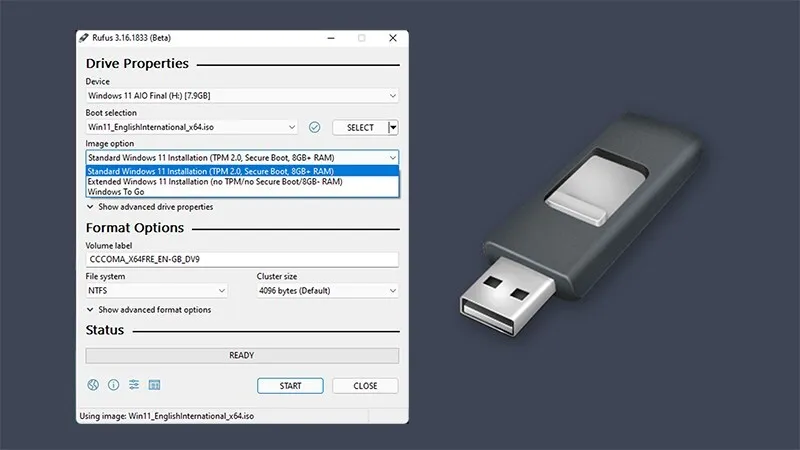 Tạo Usb Boot Win 10 Bằng Phần Mềm Rufus (13)