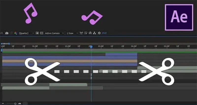 Cách Cắt âm Thanh Trong After Effects (12)