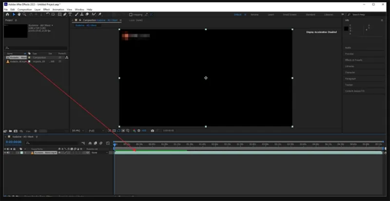 Cách Cắt âm Thanh Trong After Effects (5)