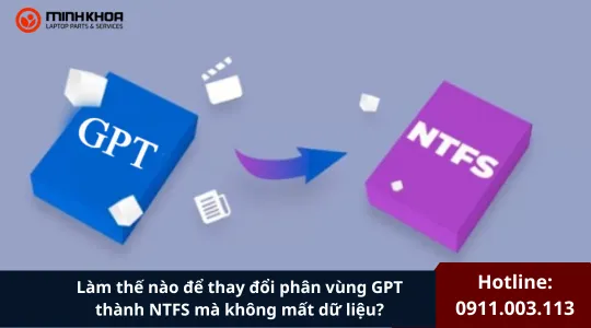 Làm Thế Nào để Thay đổi Phân Vùng Gpt Thành Ntfs Mà Không Mất Dữ Liệu (3)