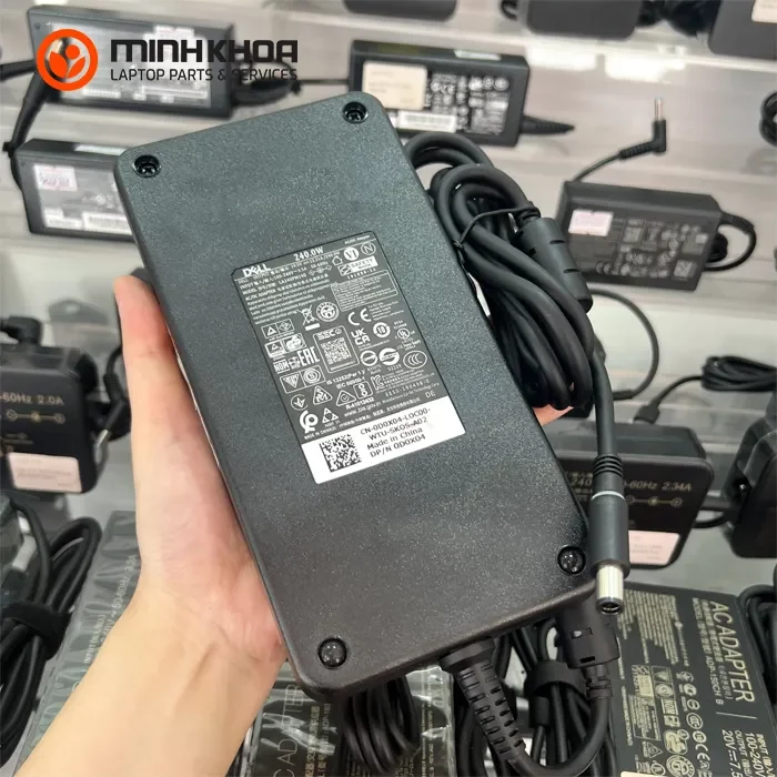 Sạc laptop Dell 240W 19.5V- 12.31A đầu lớn 7.4×5.0mm zin (2) Sạc Laptop Dell 240w 19.5v 12.31a đầu Lớn 7.4×5.0mm zin (2)