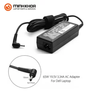 Sạc Laptop Dell 65w 19.5v 3.34a đầu đạn 4.0mm1.7mm Zin (2)