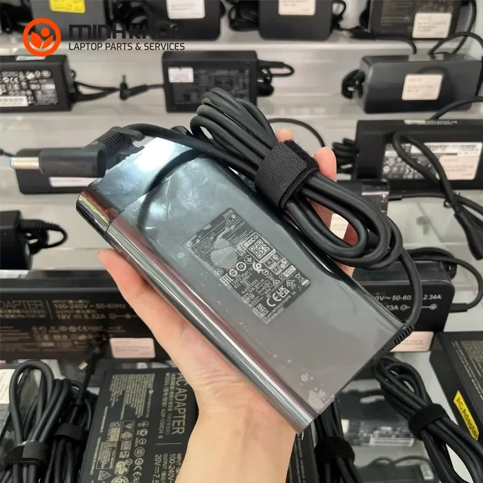 Sạc laptop HP 200W 19.5V-10.3A kim nhỏ oval Zin (2) Sạc Laptop Hp 200w 19.5v 10.3a Kim Nhỏ Oval Zin (2)