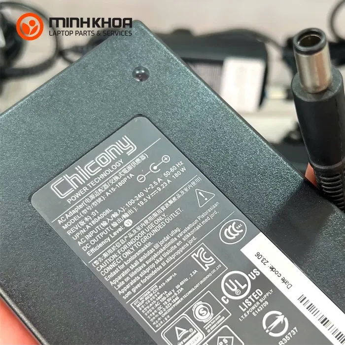 Sạc laptop MSI 180W 19.5V-9.23A đầu lớn 7.4x5.0mm zin (1) Sạc Laptop Msi 180w 19.5v 9.23a đầu Lớn 7.4x5.0mm Zin (1)