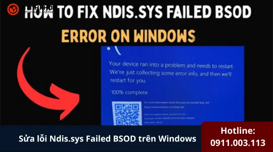 Sửa Lỗi Ndis.sys Failed Bsod Trên Windows (2)