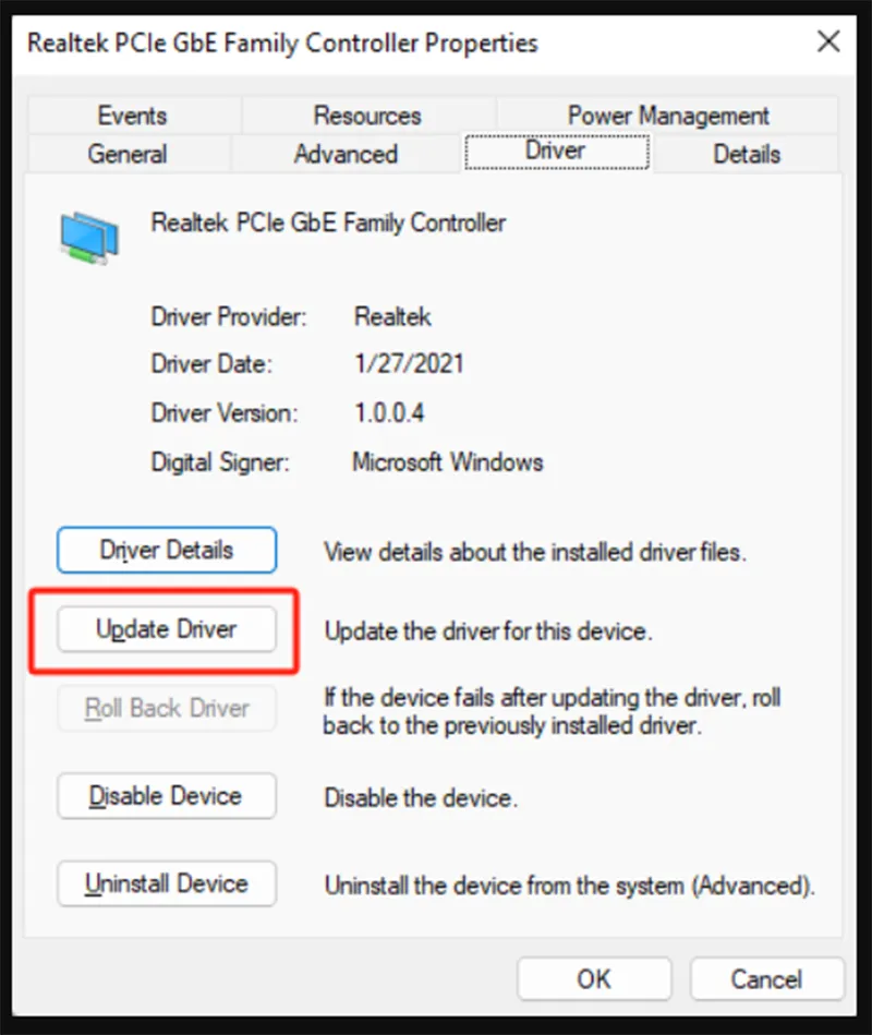 Sửa Lỗi Ndis.sys Failed Bsod Trên Windows (3)