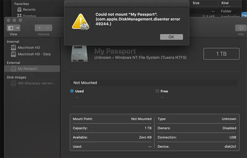 Sửa Lỗi Com.apple.diskmanagement.disenter 49244 Trên Macos (1)