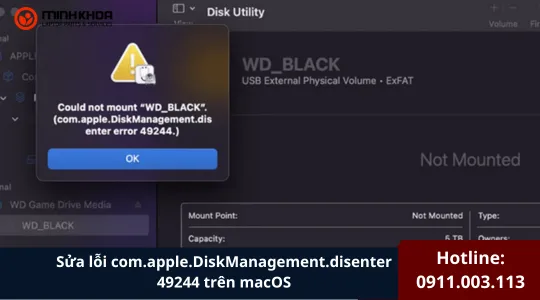 Sửa Lỗi Com.apple.diskmanagement.disenter 49244 Trên Macos (3)