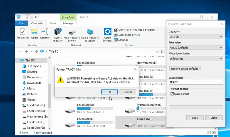 Lỗi Unspecified Error Copying File Or Folder Trên Windows 10 (2)