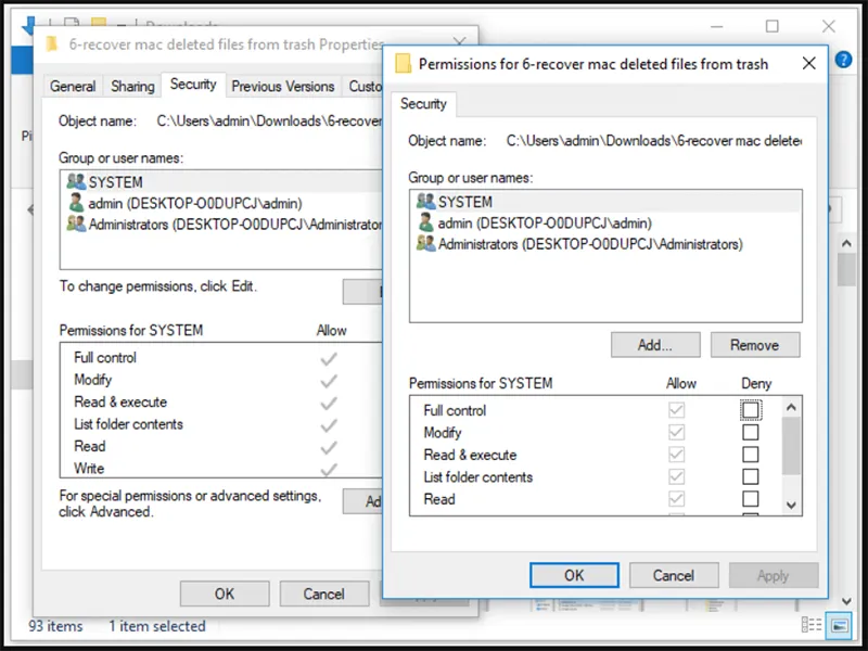 Lỗi Unspecified Error Copying File Or Folder Trên Windows 10 (9)