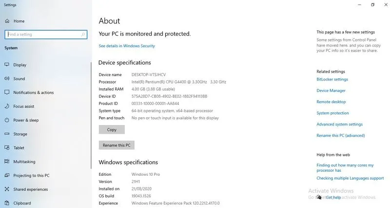 Cách Kiểm Tra Thông Số Laptop Win 10 (7)