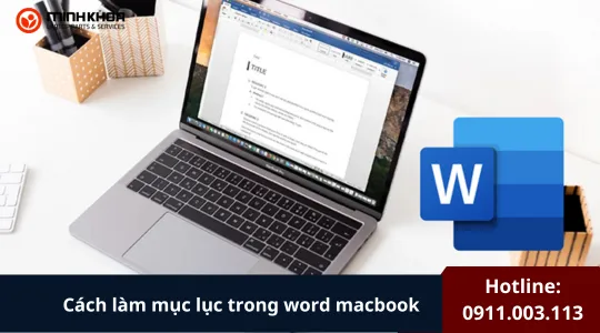Cách Làm Mục Lục Trong Word Macbook (2)