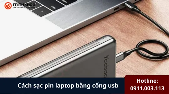 Cách Sạc Pin Laptop Bằng Cổng Usb (1)