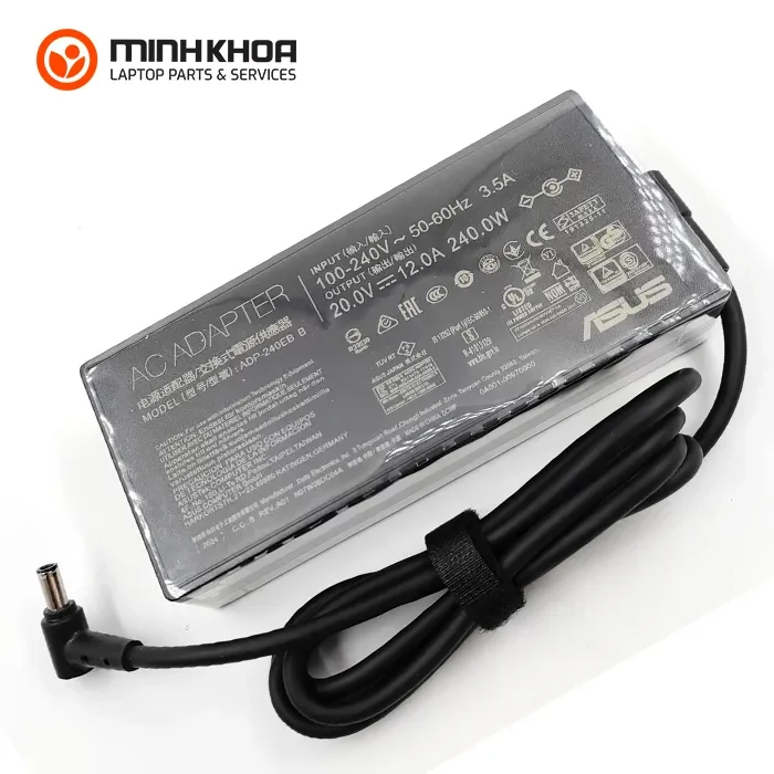 Sạc laptop Asus 240W 20V-12A kim lớn 6.0x3 (2) Sạc Laptop Asus 240w 20v 12a Kim Lớn 6.0x3 (2)