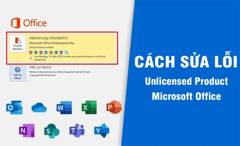 Sửa Lỗi Unlicensed Product Microsoft Office 2019 (3)