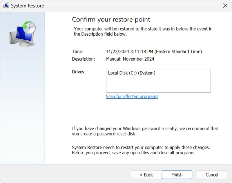 Windows 10 Restore Point Location (3)