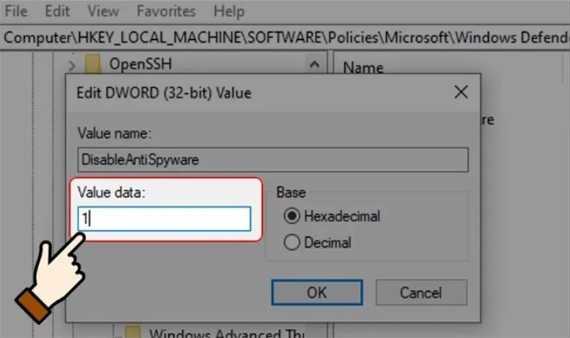 Cách Tắt Windows Defender (1)