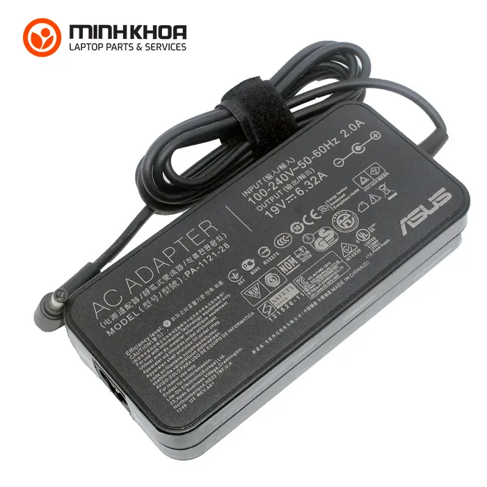 Sạc Laptop Asus 120w 19v 6.32a Kim Lớn 6.0x3.7mm Zin (1)