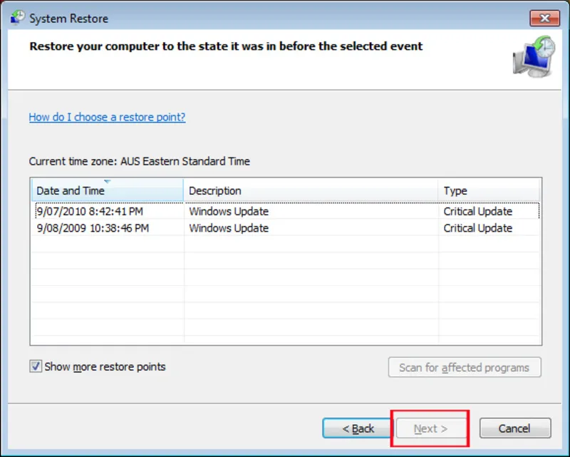 System Restore Windows 10 (24)