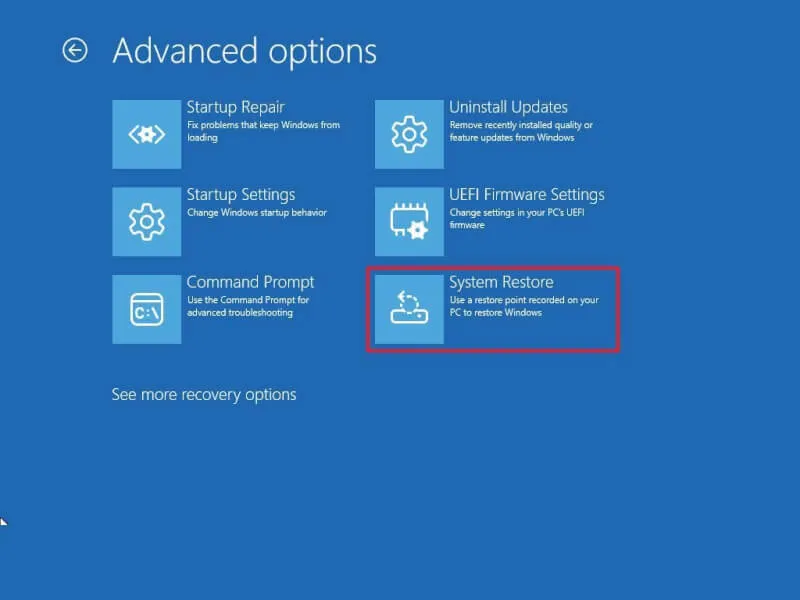System Restore Windows 10 (4)